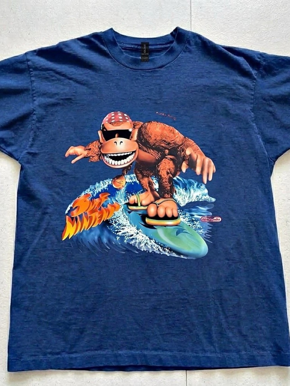 Royal blue shirt, Graphic Short Sleeve Tee in Blue